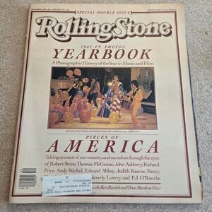 Rolling Stone Magazine 1981 Yearbook Double Issue 359/360 Rolling Stones Cover
